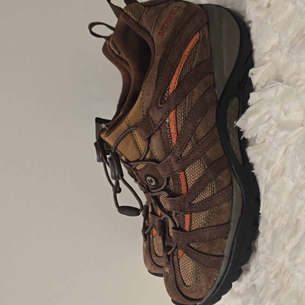 Merrell Siren Stretch Women's Brown And Orange Size 7 Hiking Shoes - Picture 5 of 11